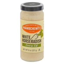 Manischewitz Coarse Cut White Horseradish 8 oz