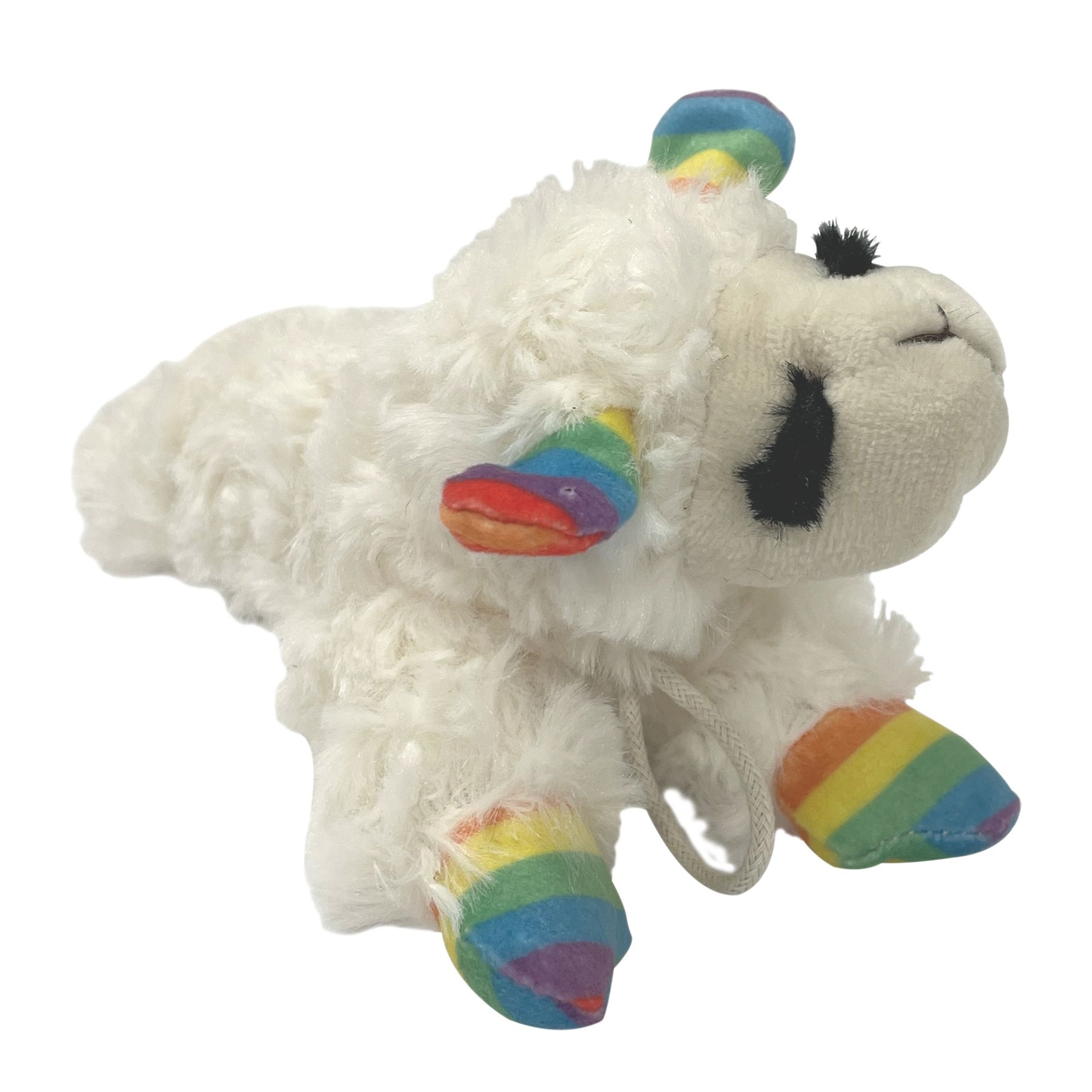slide 1 of 1, MultiPet Lamb Chop Pride Dog Toy - Squeaker, Plush, 1 ct