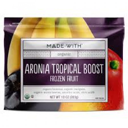 slide 1 of 1, Made With Aronia Tropical Boost Frozen Fruit, 10 oz