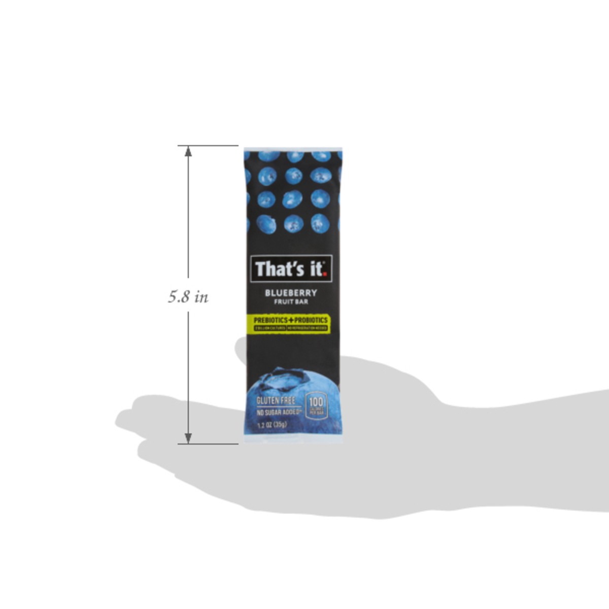 slide 3 of 13, That's it. Prebiotics + Probiotics Blueberry Fruit Bar 1.2 oz, 1 ct