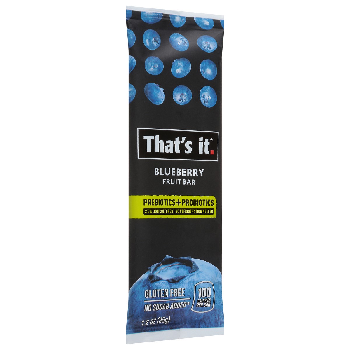 slide 9 of 13, That's it. Prebiotics + Probiotics Blueberry Fruit Bar 1.2 oz, 1 ct