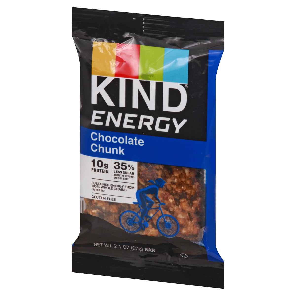 slide 9 of 12, KIND Chocolate Chunk Energy Bar 2.1 oz, 2.12 oz