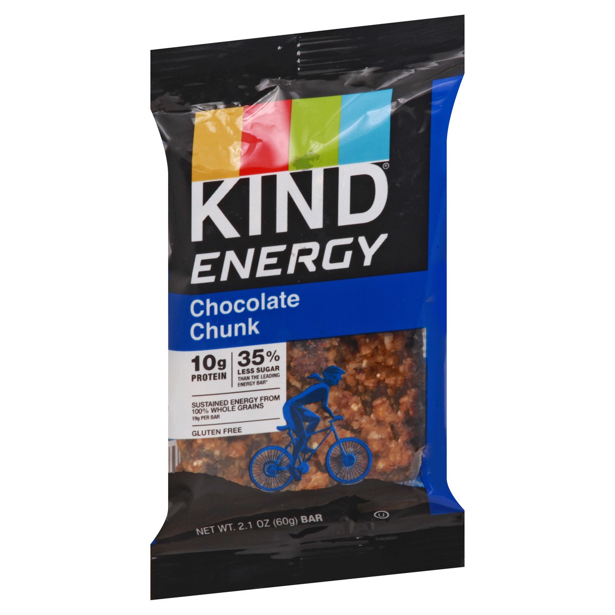 slide 12 of 12, KIND Chocolate Chunk Energy Bar 2.1 oz, 2.12 oz