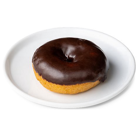 slide 1 of 1, Bakery Fresh Chocolate Iced Cake Donut - Each (available between 6 AM to 2 PM), 1 ct