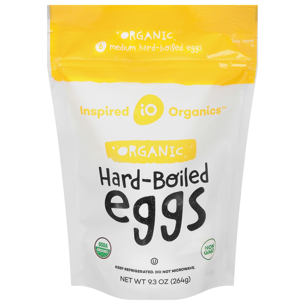 slide 1 of 9, Inspired Organics Hard-Boiled Organic Eggs 6 ea, 6 ct