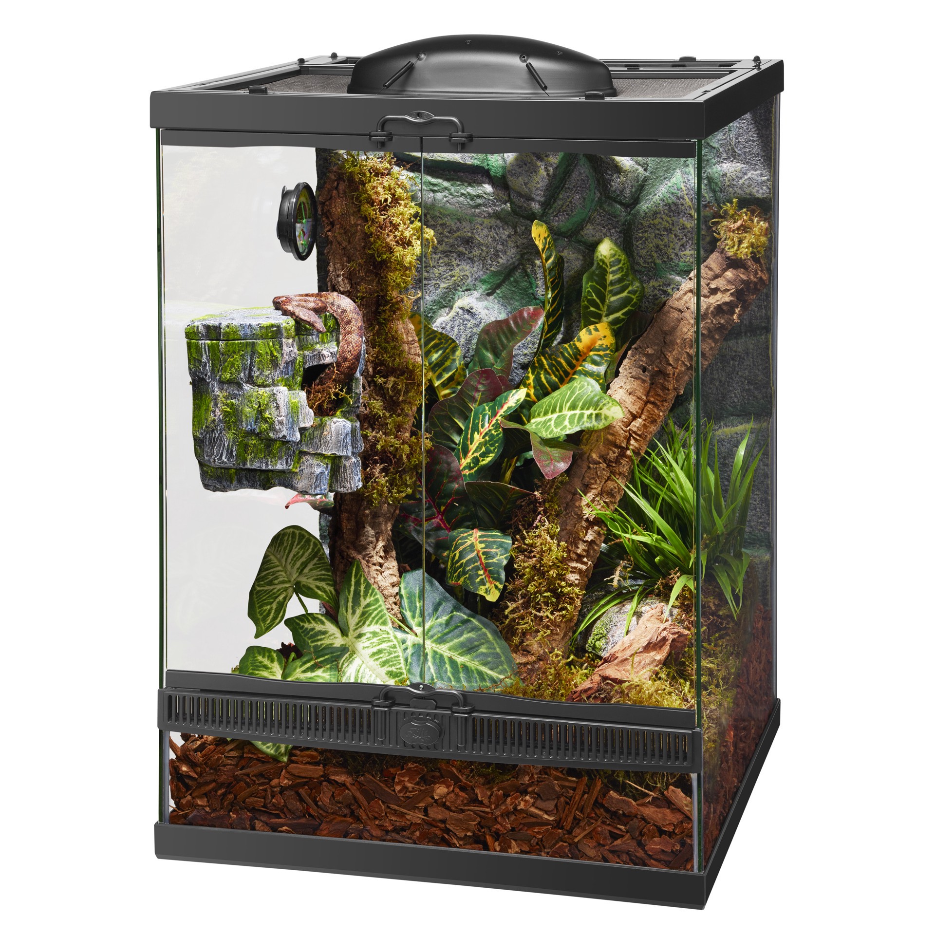 slide 4 of 8, Zilla Vertical Décor Rock Cave 8.75 x 5.875 x 7.25", 1 ct