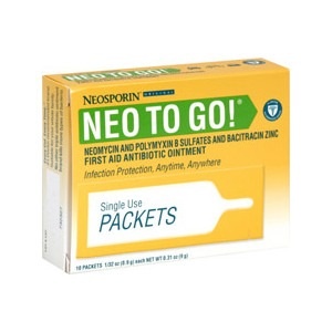 slide 1 of 1, Neosporin Neo To Go! Single Use Packets, 0.31 oz