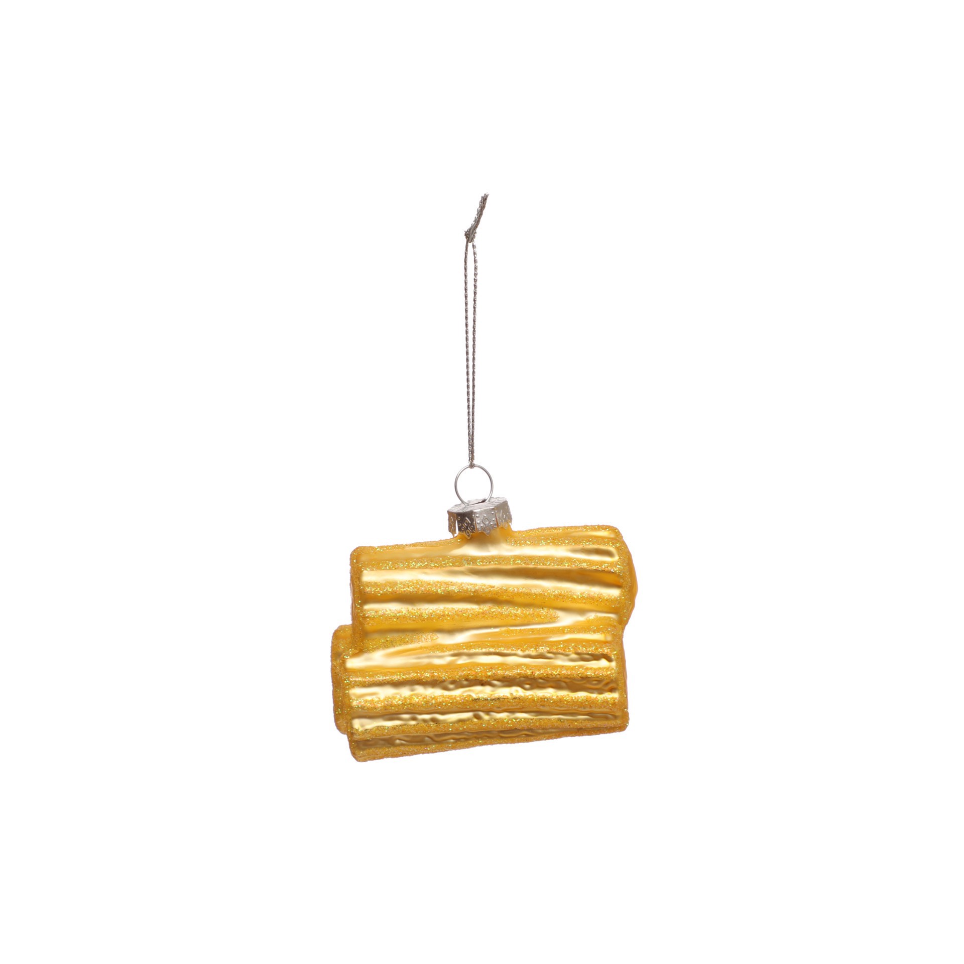 slide 2 of 3, 2.75" Rigatoni Pasta Glass Ornament By Ashland, 2.75 in