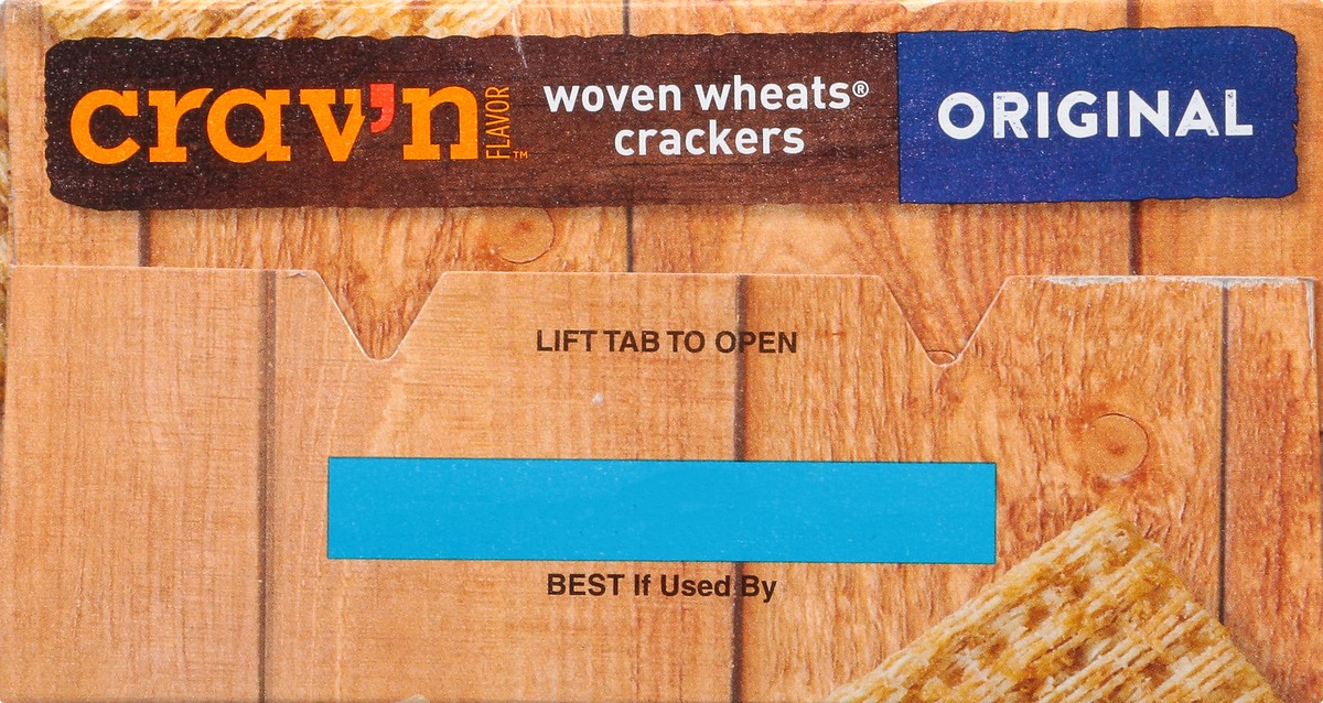 slide 9 of 9, Crav'n Flavor Woven Wheats Original Crackers 9 oz, 9 oz