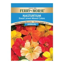 Ferry Morse Nasturtium Jewel Mixed Color