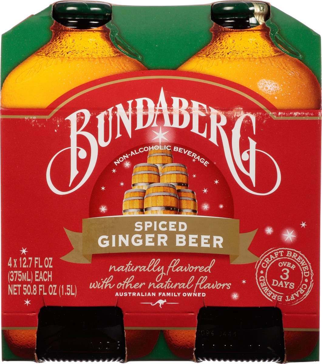 slide 10 of 14, Bundaberg Spiced Ginger Beer - 4 ct, 4 ct