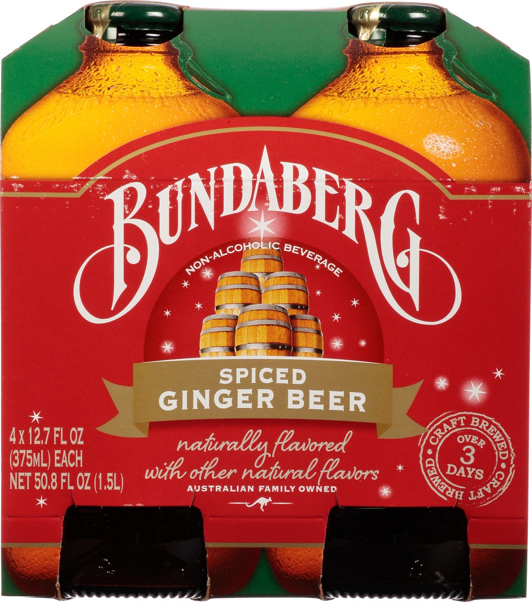 slide 9 of 14, Bundaberg Spiced Ginger Beer - 4 ct, 4 ct