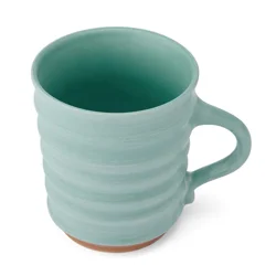 Pfaltzgraff Mug Wavy Green 17 oz