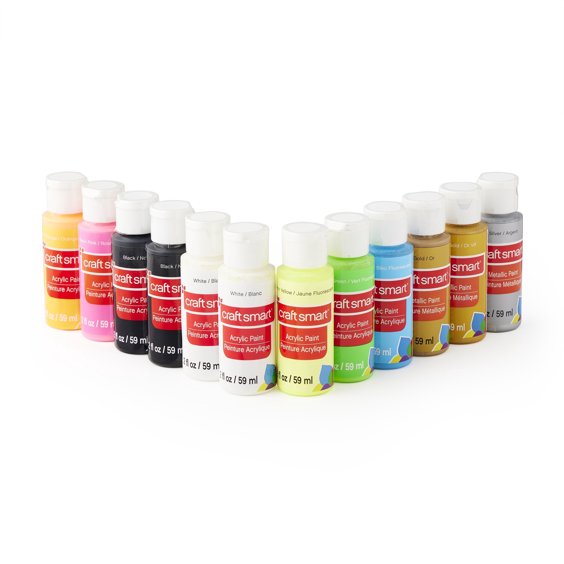 slide 6 of 8, Essential Paint Value Set By Craft Smart, 2 fl oz