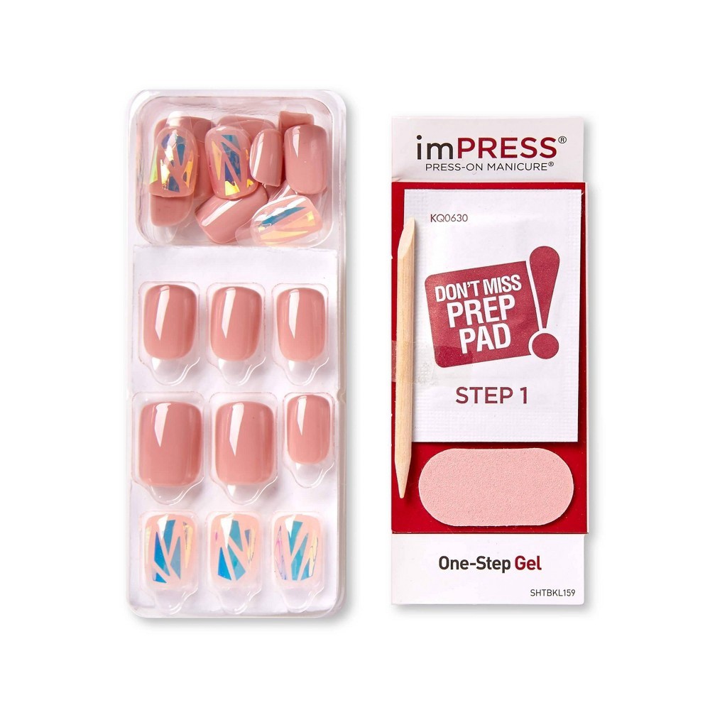 slide 4 of 5, imPRESS Press-On Manicure Kiss imPRESS Press-On Nails - Miracle, 30 ct