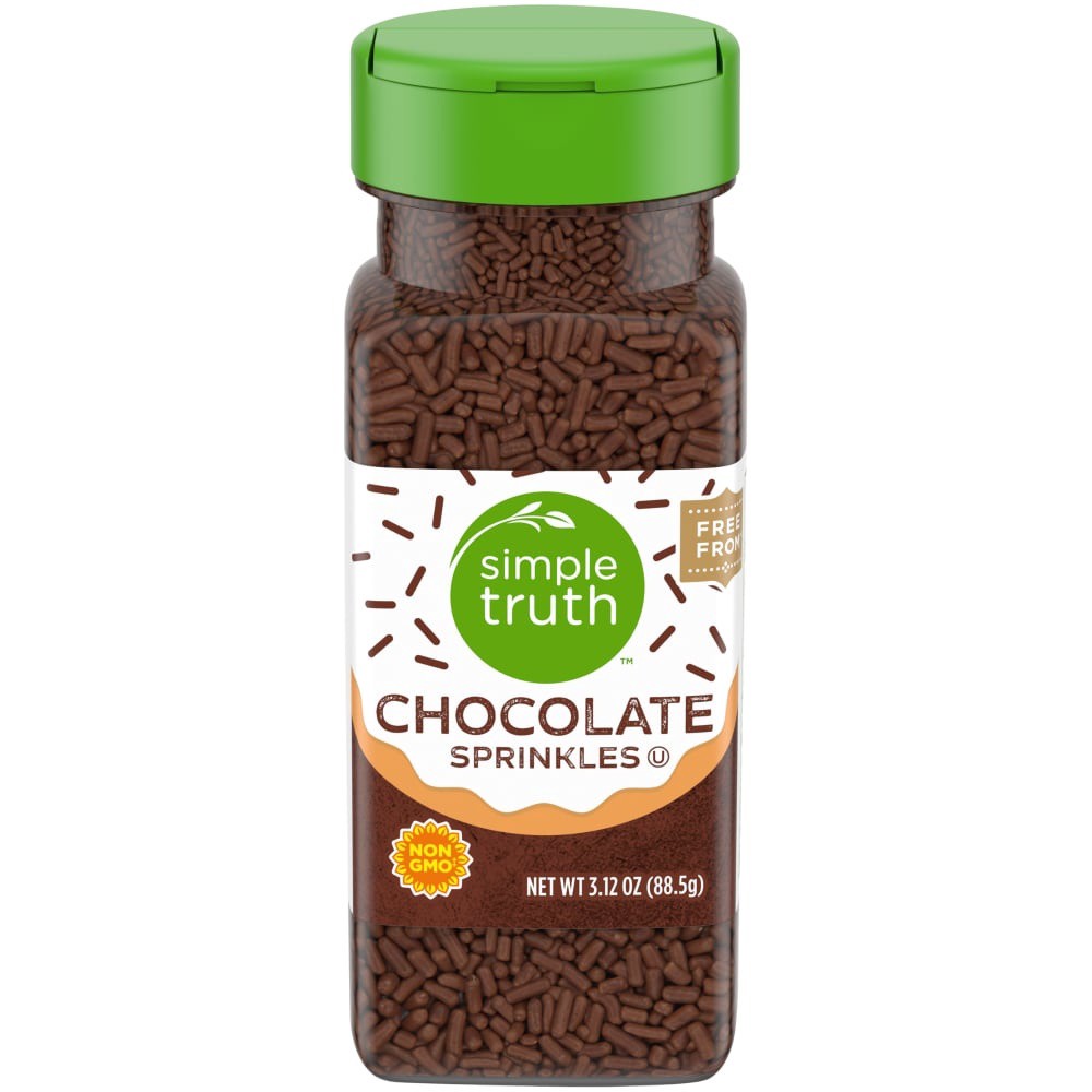 slide 2 of 3, Simple Truth Chocolate Sprinkles, 3.12 oz