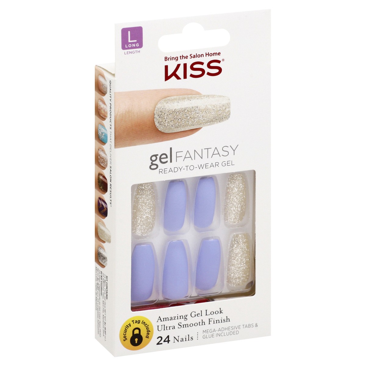 slide 5 of 9, Kiss Gel Fantasy Nails Rush Hour, 1 ct