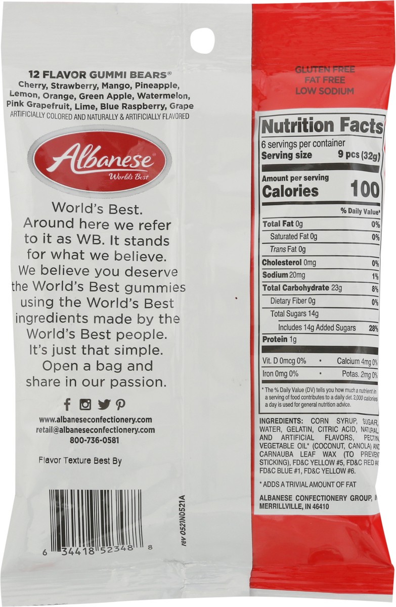 slide 5 of 9, Albanese Assorted Gummy Pieces - 7.5 Oz, 7.5 oz