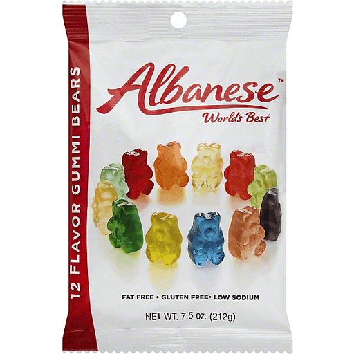 slide 1 of 1, Albanese Candy Gummi Bears, 12 Flavor, 6 oz
