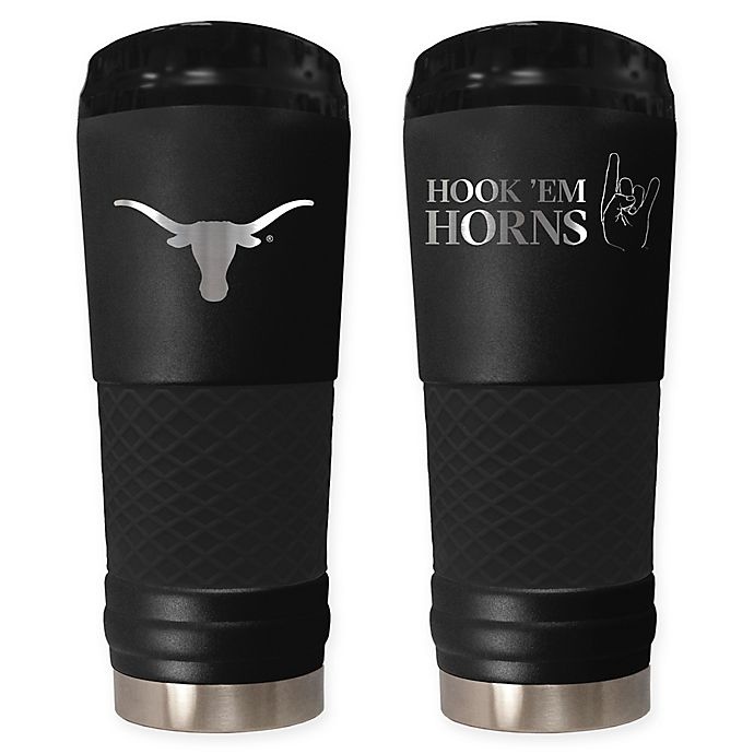 slide 1 of 1, NCAA University of Texas Powder Coated Stealth Draft Tumbler, 24 oz