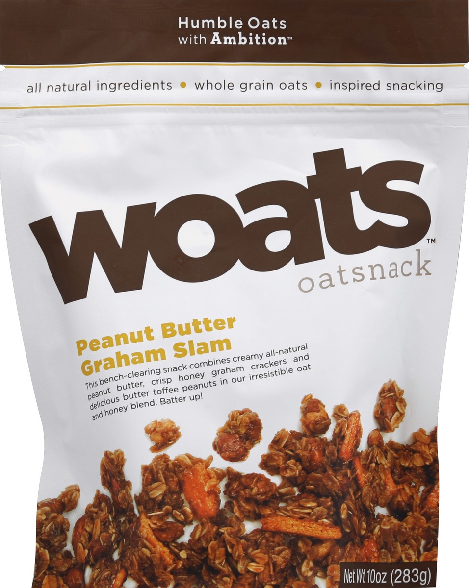 slide 2 of 2, WOATS Peanut Butter Graham Slam, 10 oz