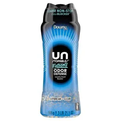 Downy Unstopables Fusions Odor Defense In-Wash Laundry Scent Booster Beads, Daybreak + Clean Scent, 21.1 OZ, 2-in-1 Laundry Beads for Odor Defense