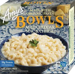 Amy's Kitchen Aged Cheddar Mac & Cheese Bowl, 9.0 oz