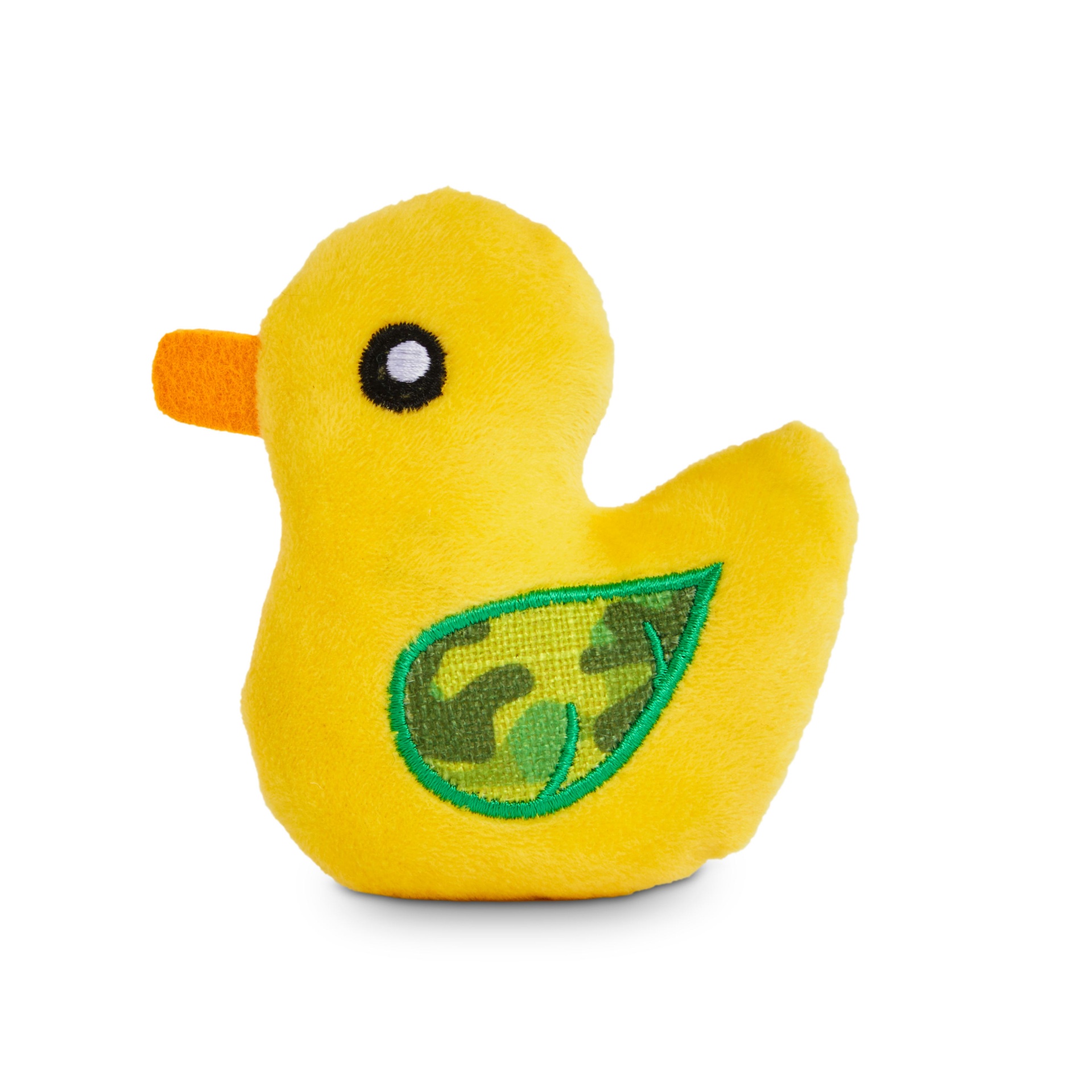 slide 1 of 1, Leaps & Bounds Little Duck Plush Dog Toy, SM