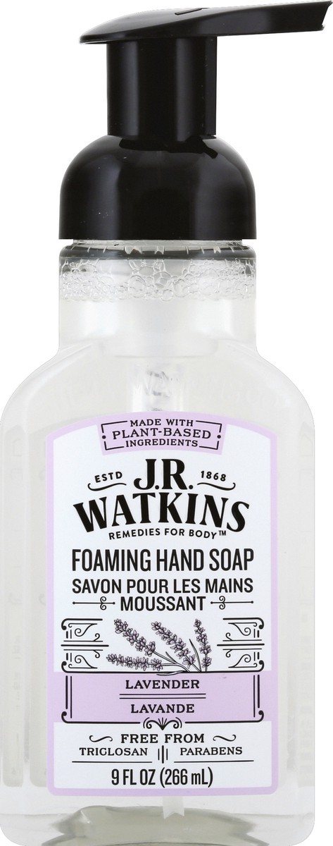 slide 6 of 7, J.R. Watkins Watkins Foaming Lavender Hand Soap, 9 oz
