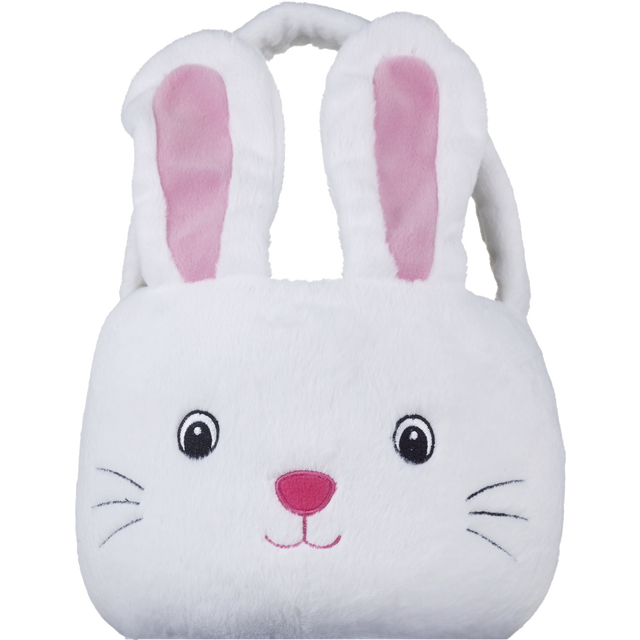 slide 1 of 1, Easter Plush Basket 2 Asst, 1 ct