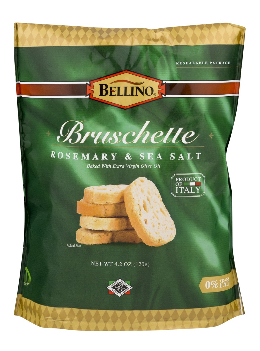 slide 1 of 1, Bellino Salt & Rosemary Bruschette, 4.2 oz