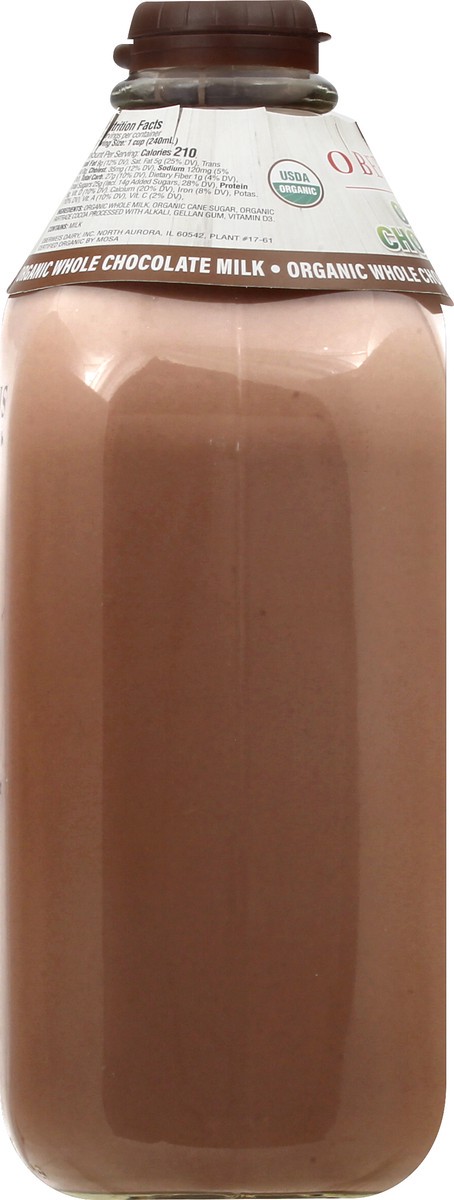 slide 7 of 9, Oberweis Organic Chocolate Milk, 64 fl oz