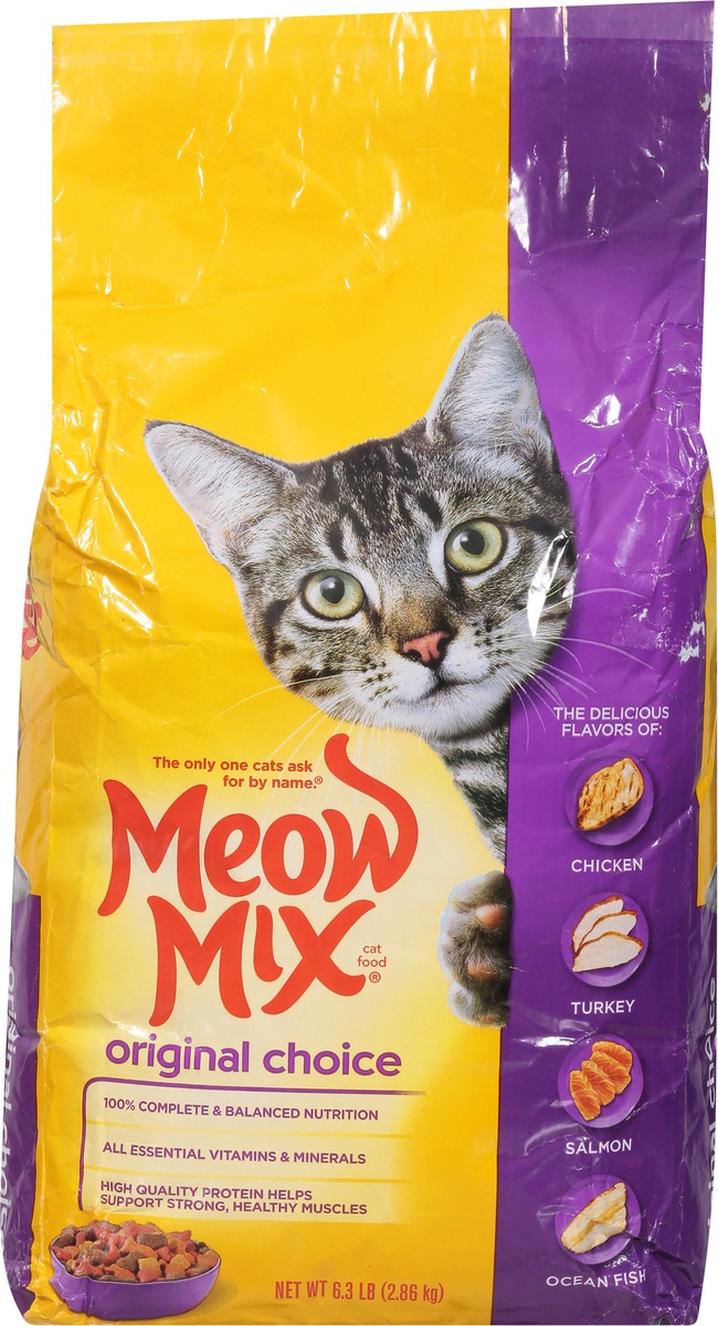 slide 8 of 10, Meow Mix Original Choice Dry Cat Food, 6.3 lb