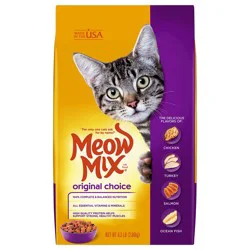Meow Mix Original Choice Dry Cat Food, 6.3 Pound Bag