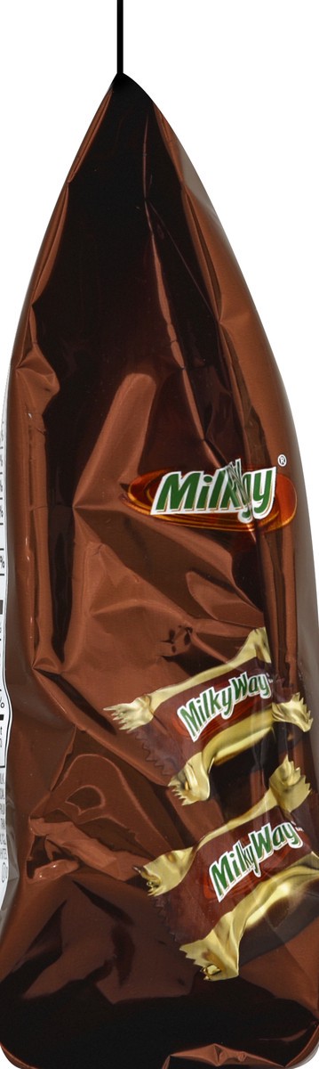 slide 2 of 7, MILKY WAY Minis Size Milk Chocolate Candy Bars. Sharing Size, 9.7 oz Bag, 9.7 oz