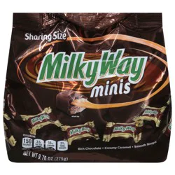 MILKY WAY Minis Size Milk Chocolate Candy Bars. Sharing Size, 9.7 oz Bag