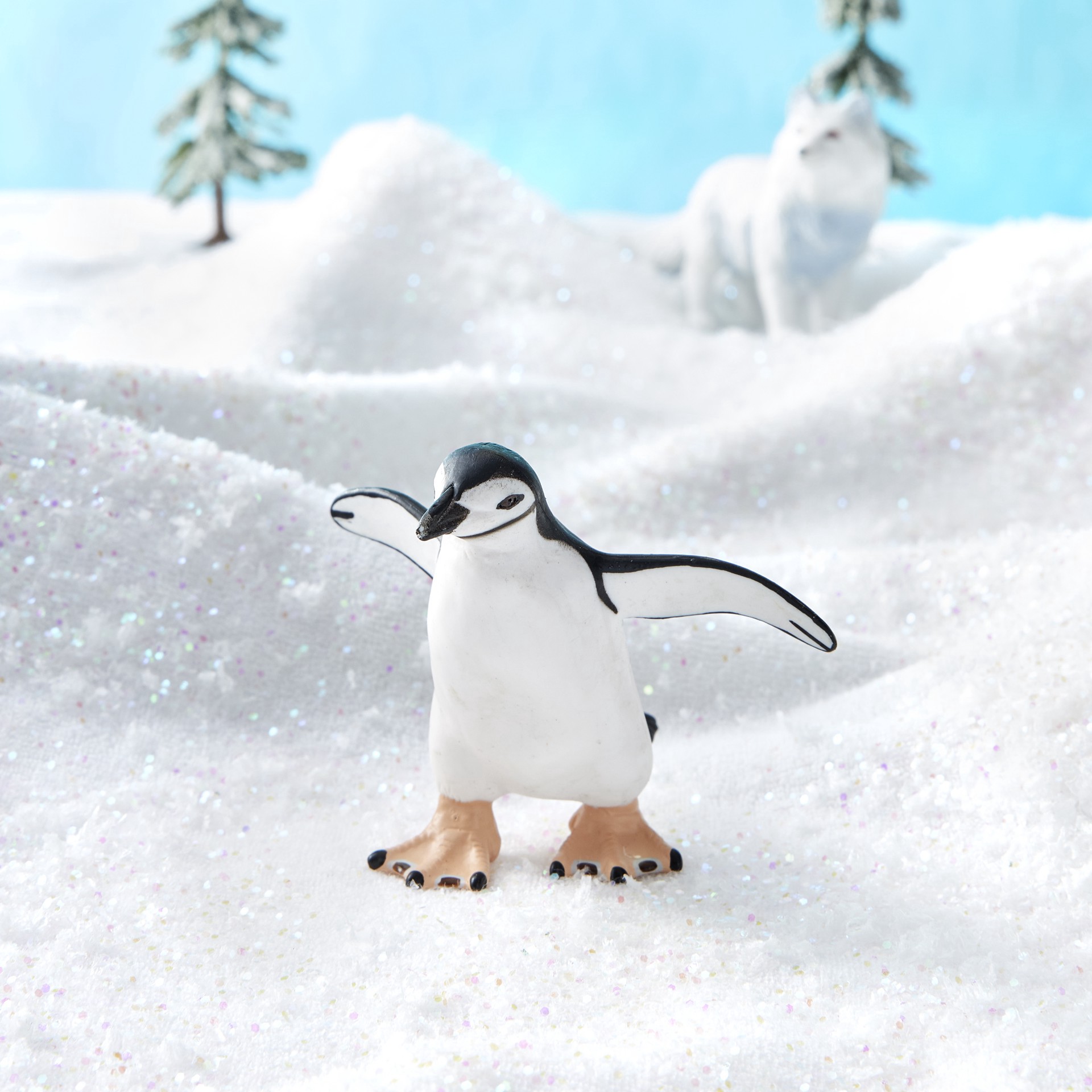 slide 2 of 2, Safari Ltd. Safari Ltd Chinstrap Penguin, 2.75 in x 2.5 in