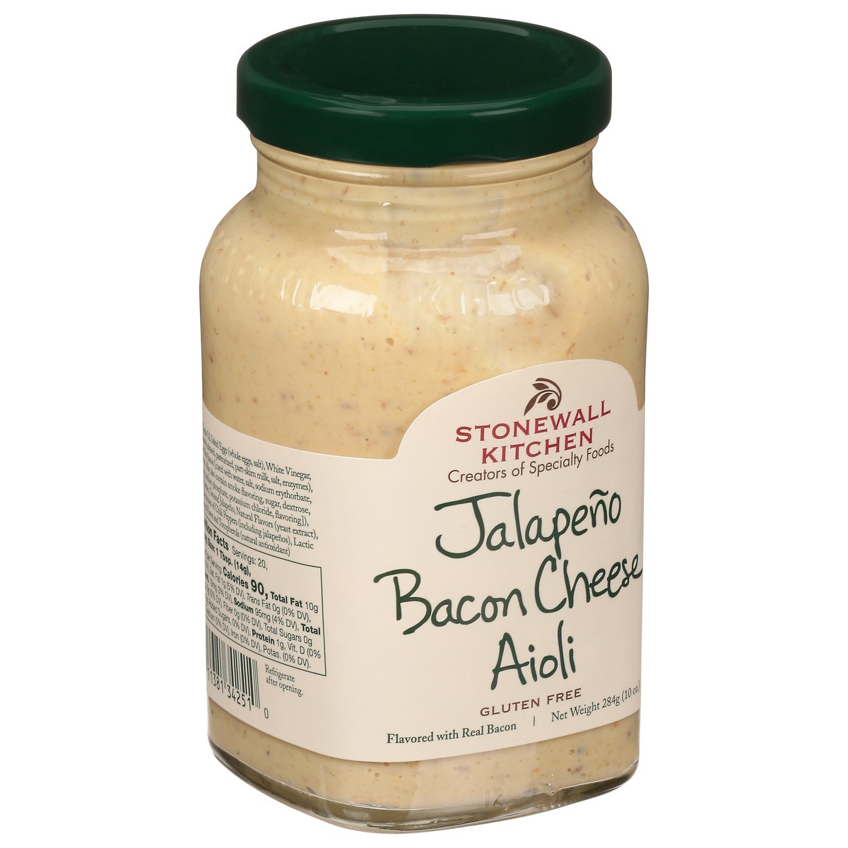 slide 5 of 9, Stonewall Kitchen Jalapeno Bacon Cheese Aioli, 10 oz