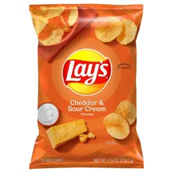 Lay's Potato Chips, Cheddar & Sour Cream Flavored