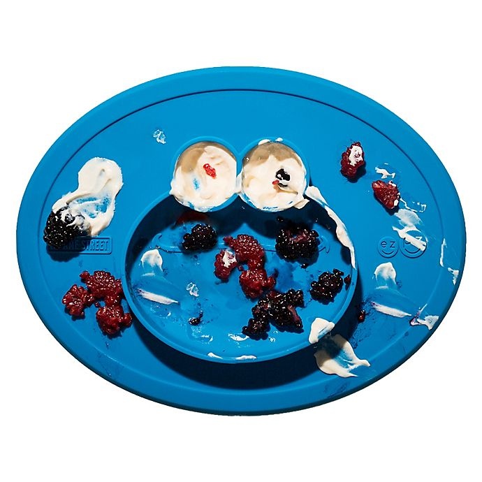 slide 3 of 3, ezpz Sesame Street Cookie Monster Bowl Placemat, 1 ct