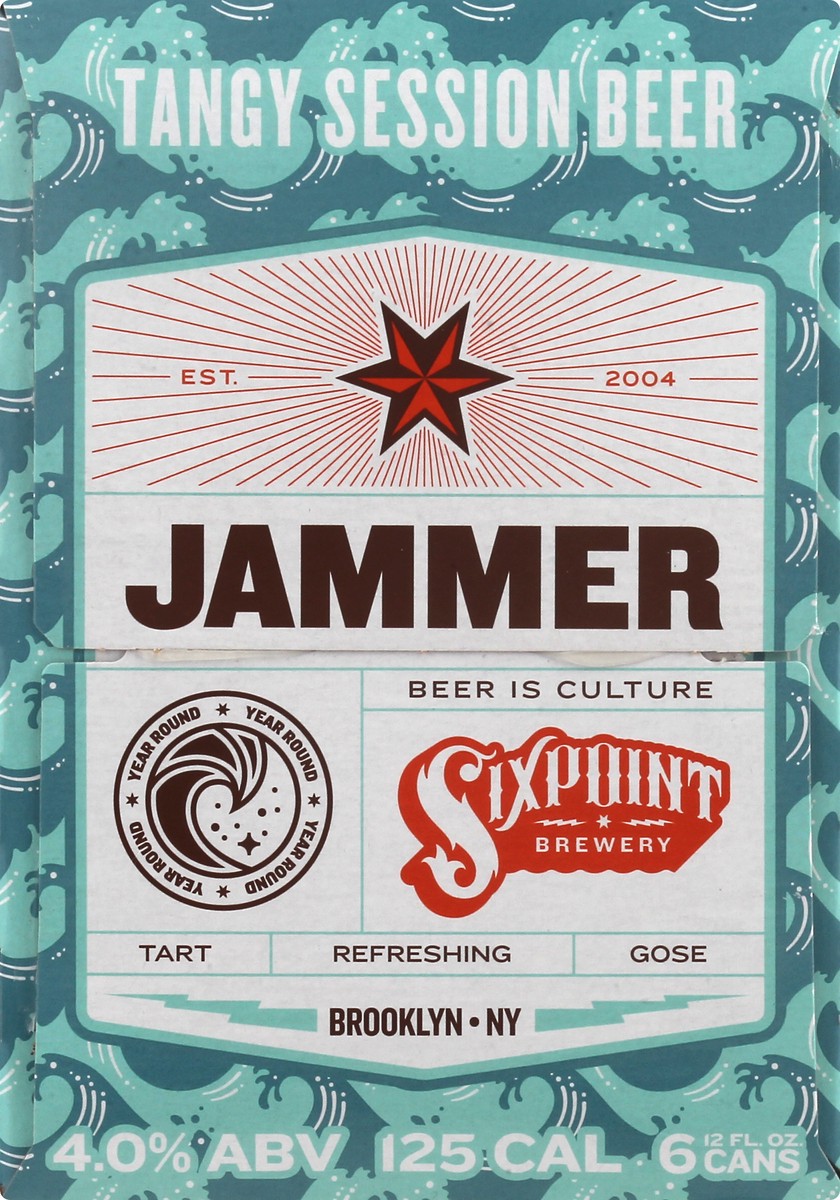 slide 7 of 8, Sixpoint Brewery Beer, Tangy Session, Jammer, 6 ct