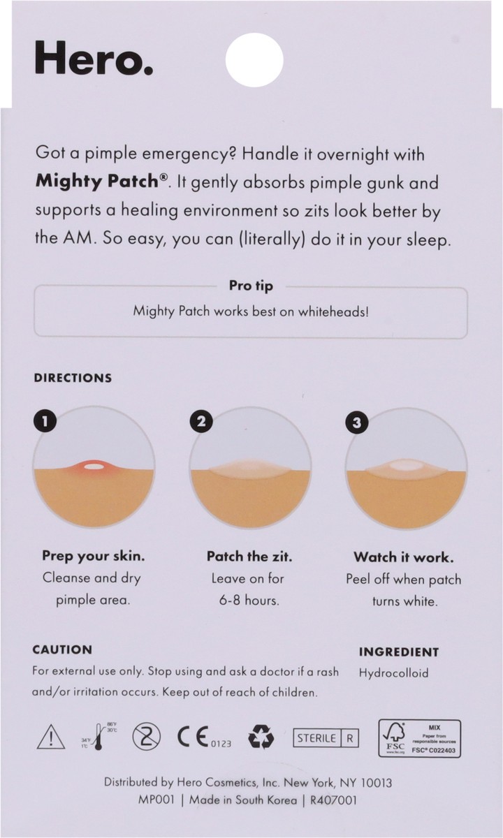 slide 8 of 9, Hero Cosmetics Mighty Patch Original, 36ct, 36 ct
