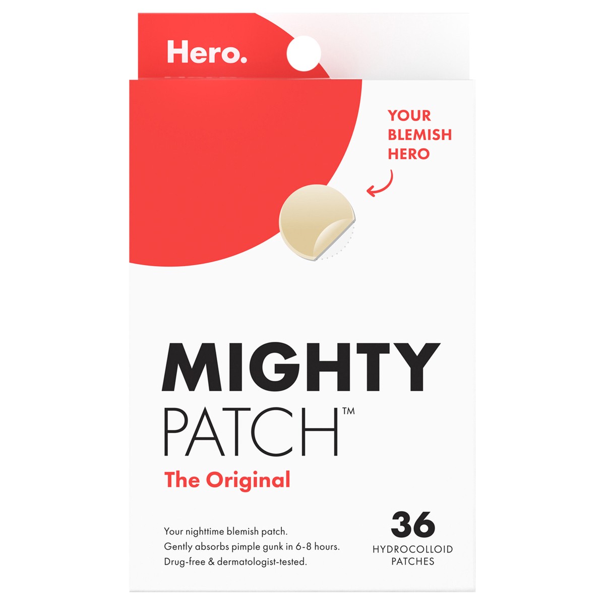 slide 1 of 9, Hero Cosmetics Mighty Patch Original, 36ct, 36 ct