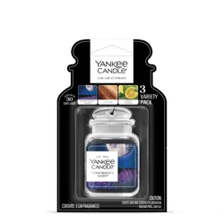 Yankee Candle Car Jar Ultimate Variety: Midsummer's Night, Leather, & New Car Scent 3pk.