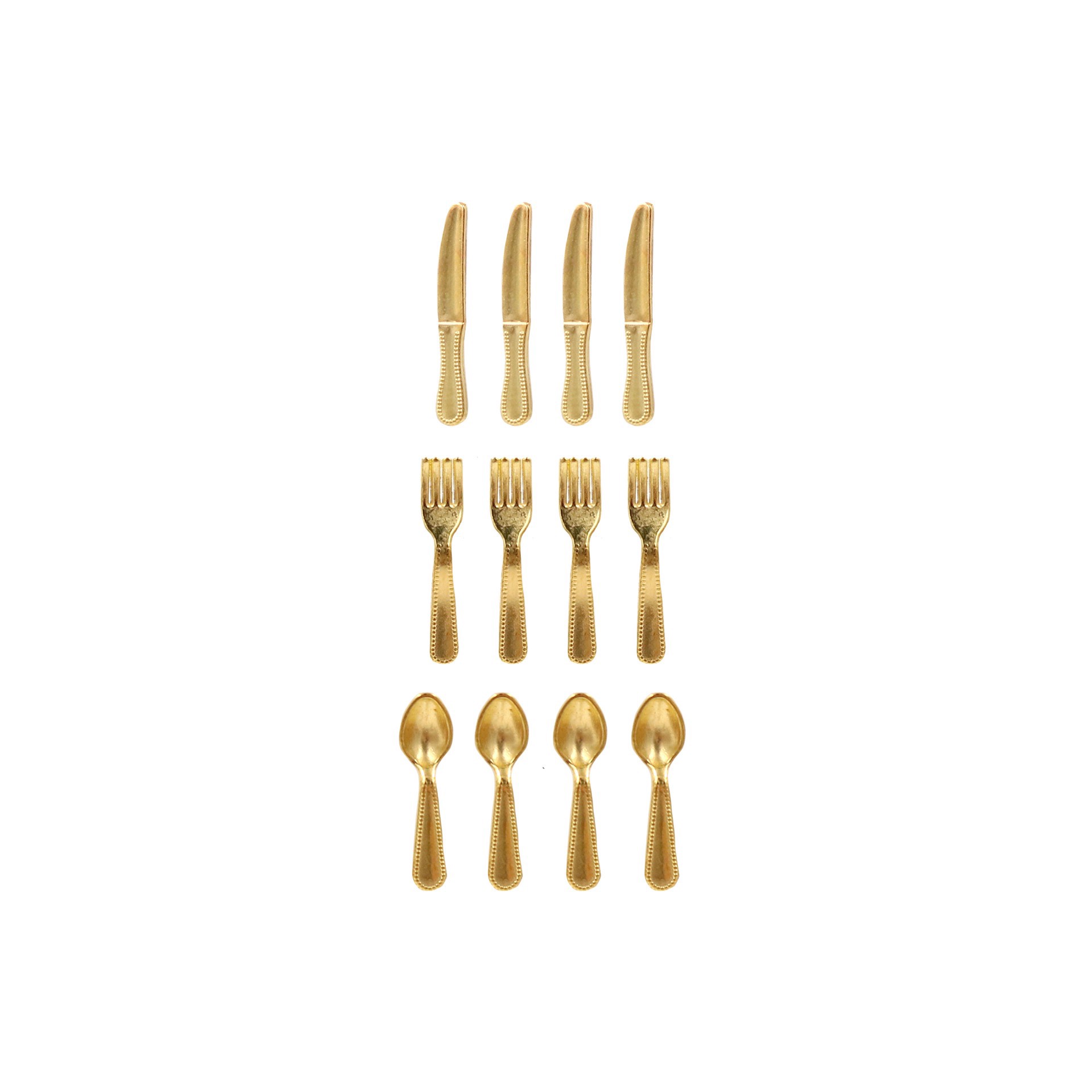 slide 2 of 2, Mini Gold Utensil Set By Make Market, 3.5 in x 2 in x 0.1 in