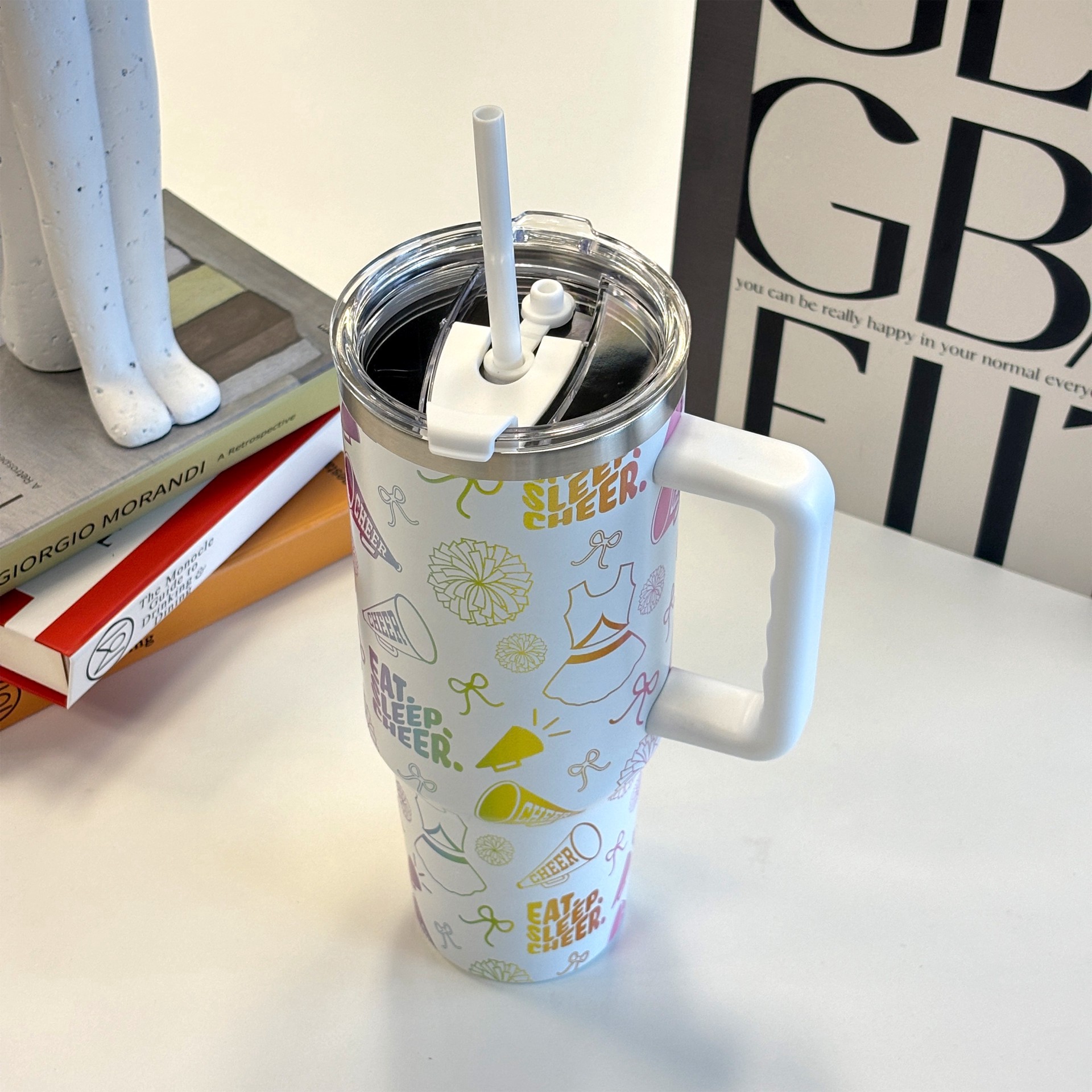 slide 2 of 4, 40oz. Cheer Stainless Steel Insulated Tumbler By Ashland, 40 oz