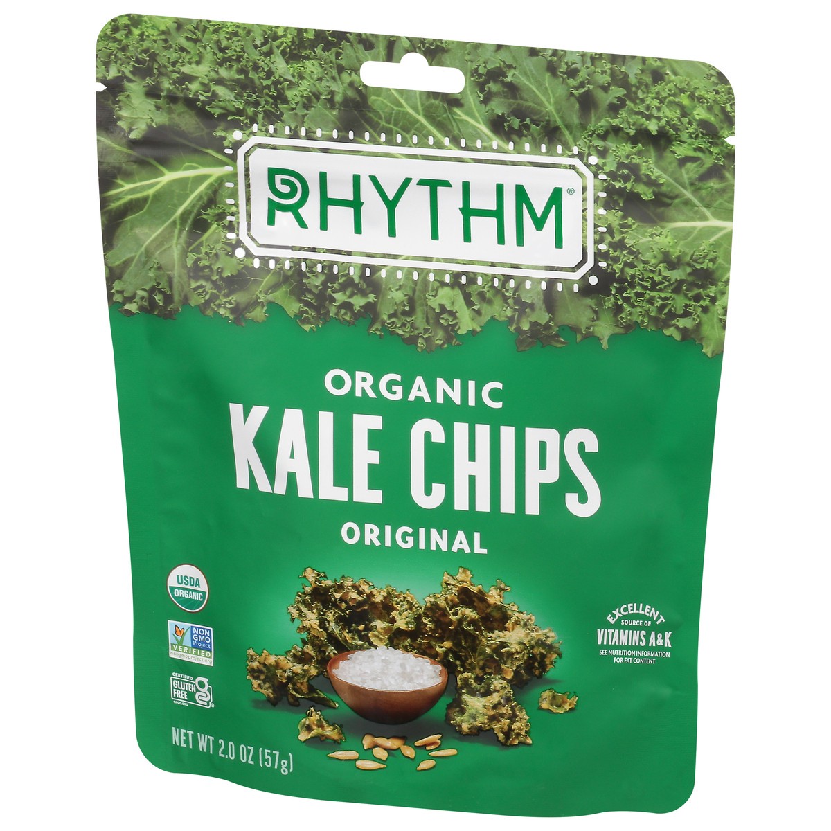 slide 7 of 9, Rhythm Organic Original Kale Chips 2 oz, 2 oz