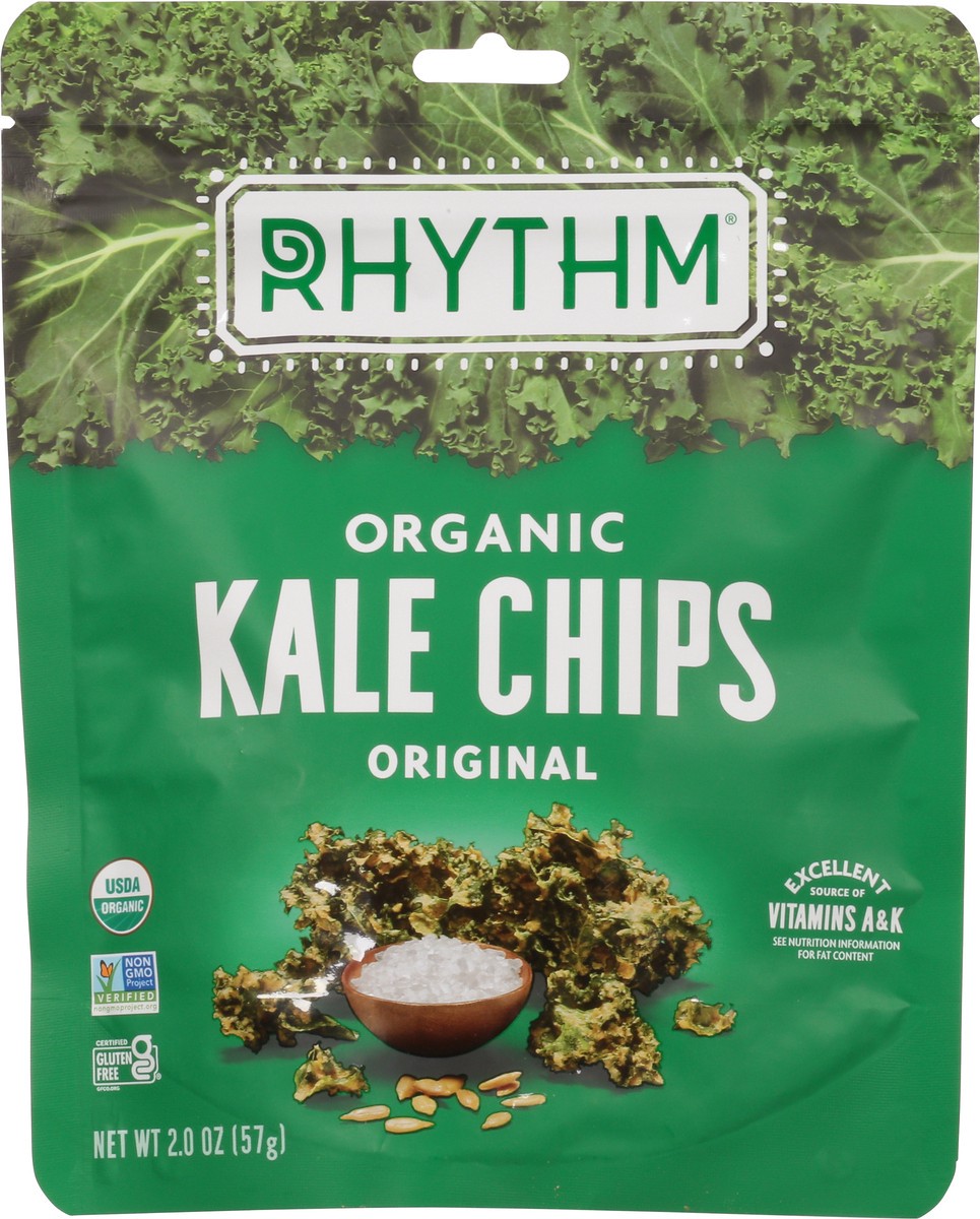 slide 5 of 9, Rhythm Organic Original Kale Chips 2 oz, 2 oz