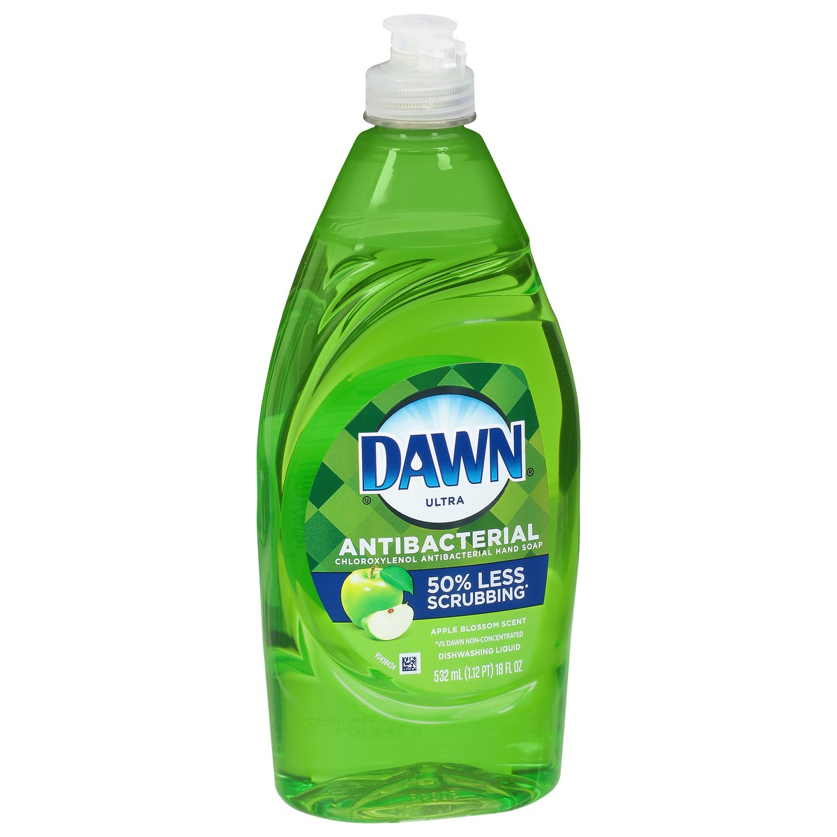 slide 6 of 9, Dawn Ultra Antibacterial Hand Soap, Apple Blossom, 18 Fl Oz, 18 fl oz