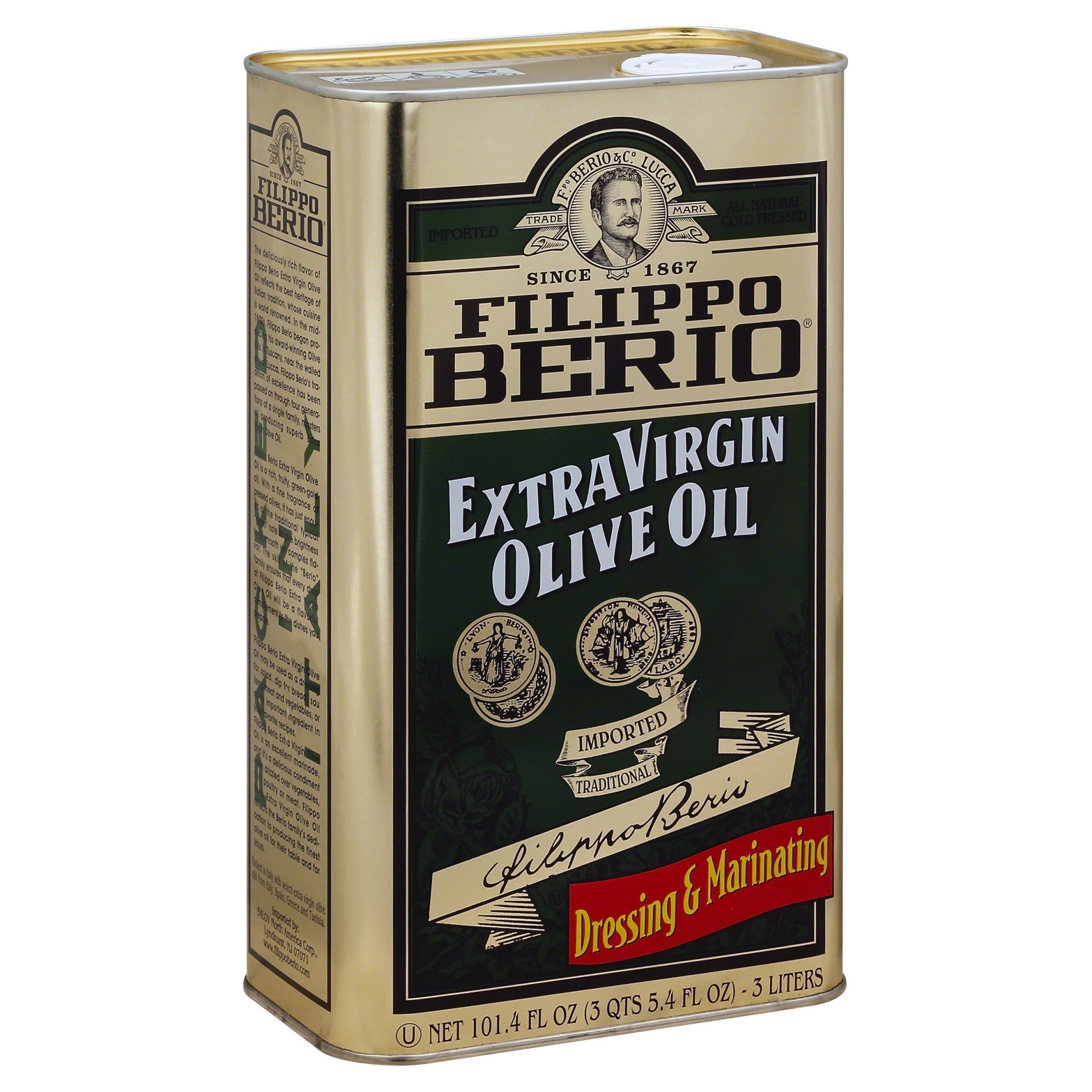 slide 1 of 9, Filippo Berio® extra virgin olive oil, 101.4 fl oz